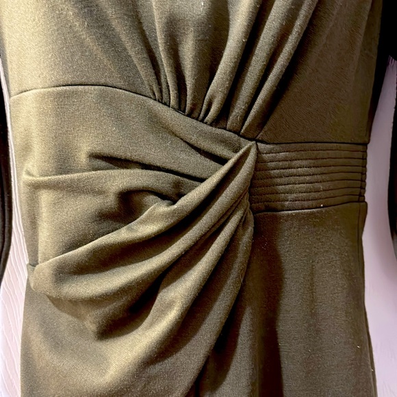 Olive green Anne Klein size size dress - Picture 2 of 7